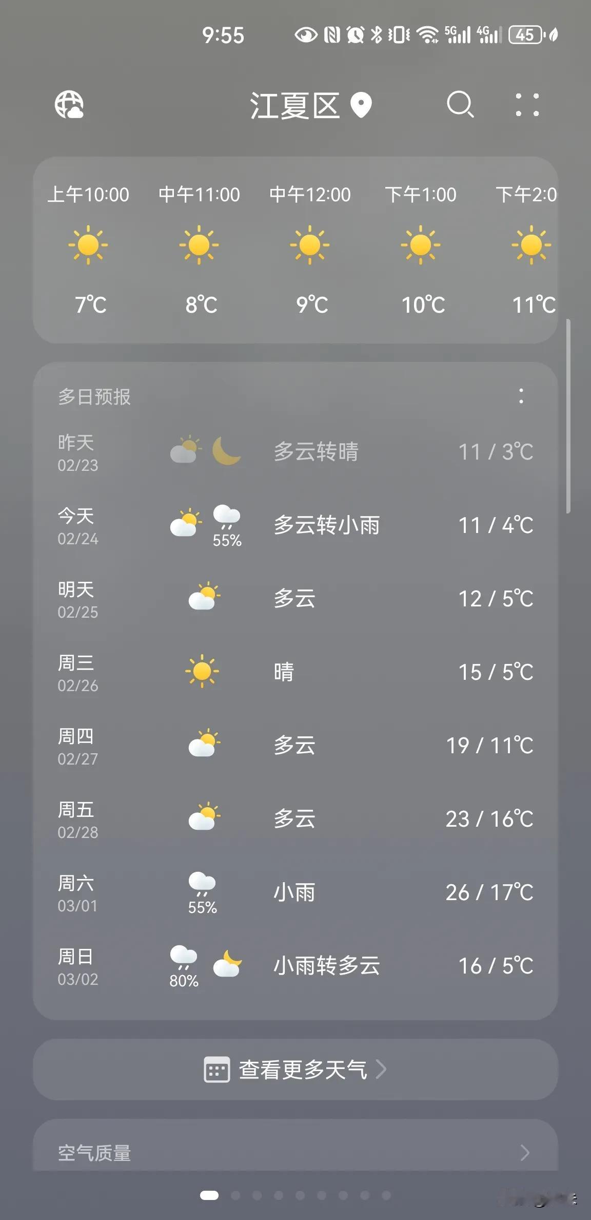 武汉这个天气真的看不懂了一时冷的棉袄都扛不住一时温度直逼30℃要看些暖和了