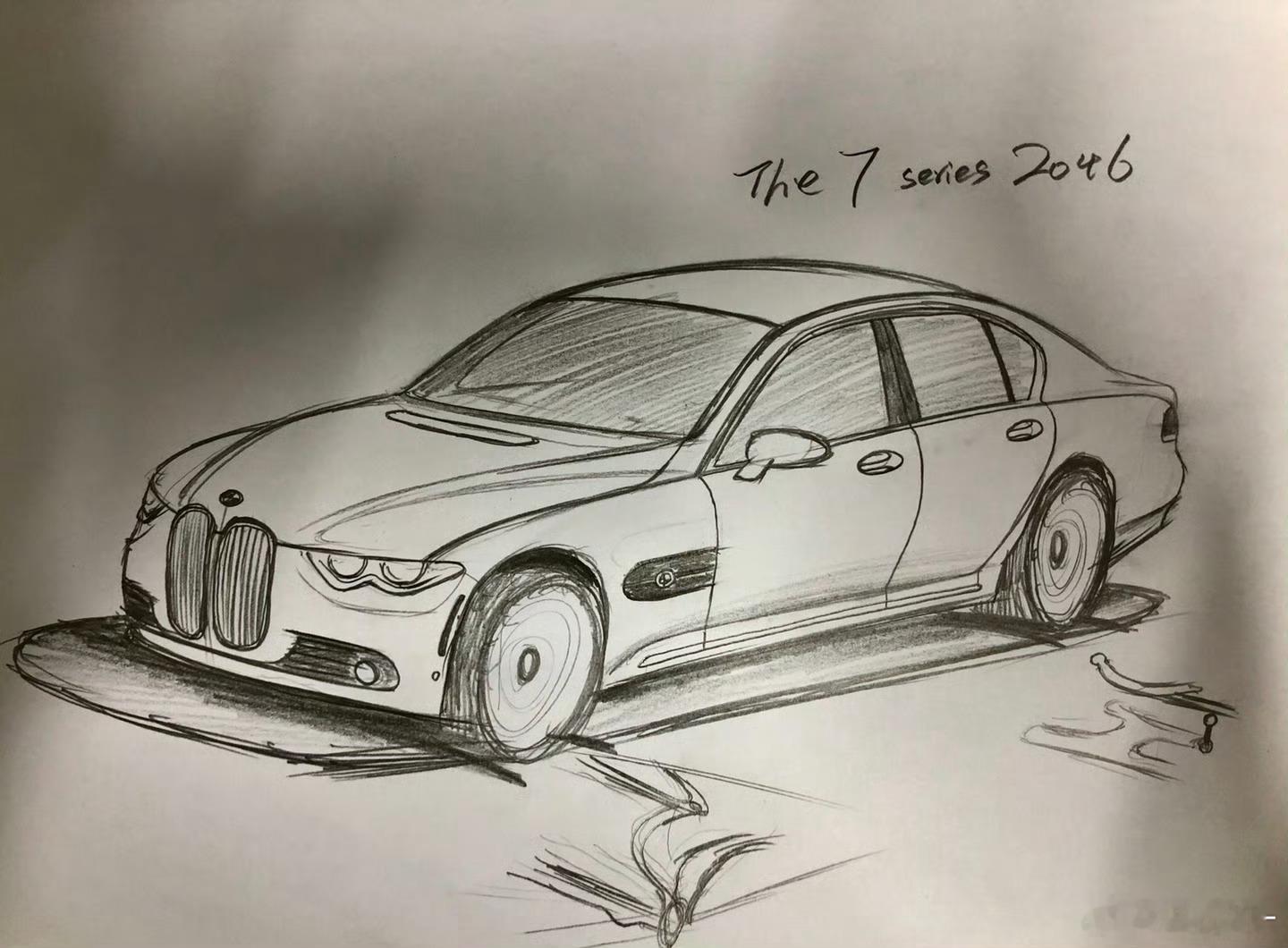 宝马7系，本该是这个造型…