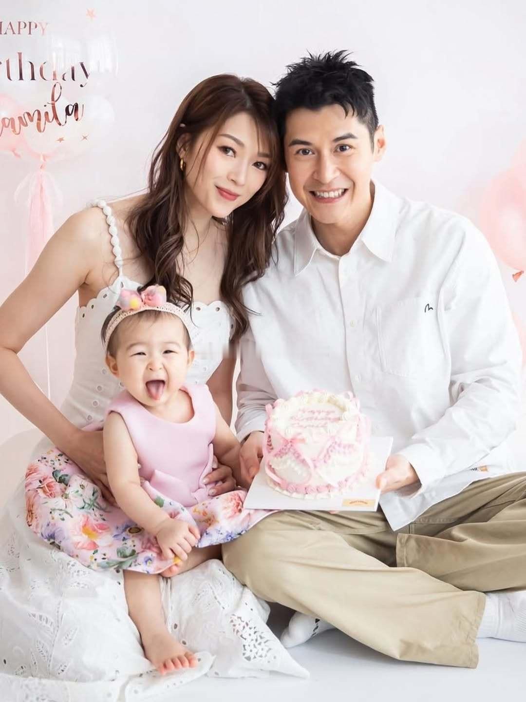 陈家乐连诗雅女儿Camila一岁生日🎂​​​