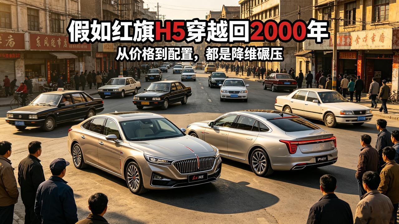 假如红旗H5穿越回2000年，会卖多少钱？答案太夸张了2000年的中