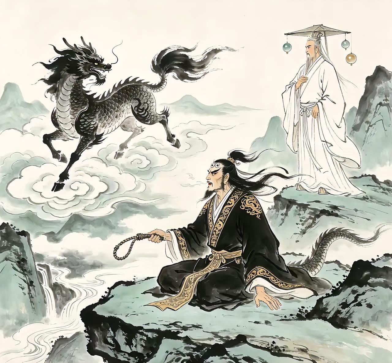 闻太师兵败绝龙岭，临终前为何用尽最后一次法力，将坐骑墨麒麟赶回了朝歌？元始天尊在