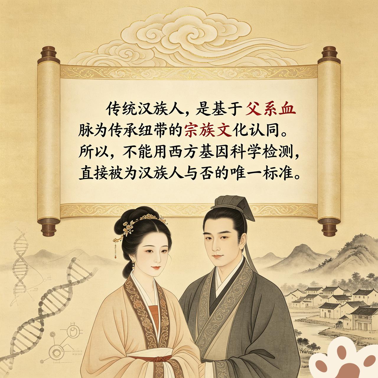 用“西方基因科学”的说法，来审视汉族人传统的血脉传承系统，就能否定，客家人是汉族