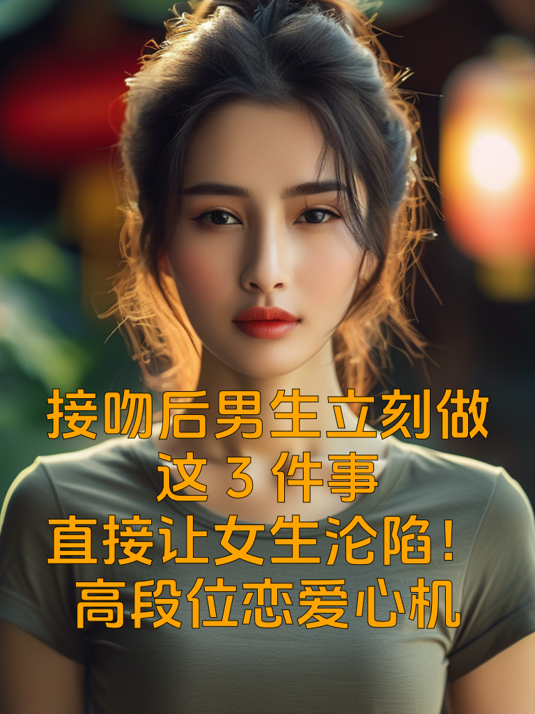 接吻后男生立刻做这3件事，直接让女生沦陷！高段位恋爱心机