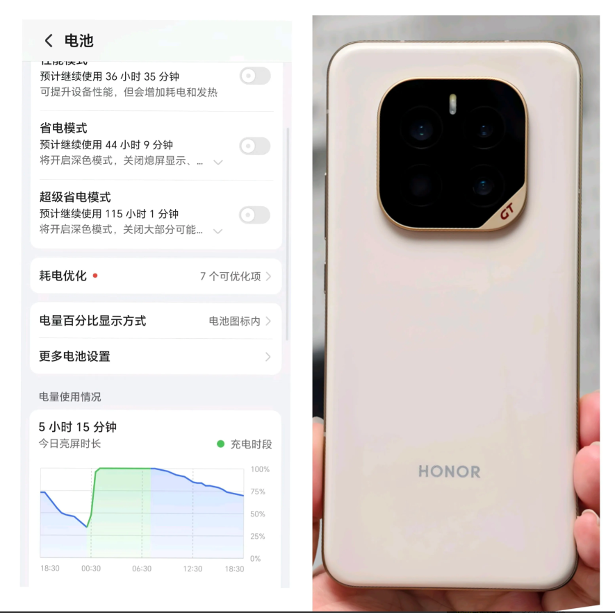 不接受反驳！荣耀GTPro的121版本绝对的养老版本！不用看别的，就看这续航，