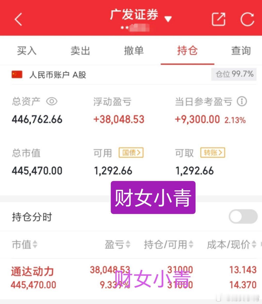 15万本金，实力验证！（第31天）目前资金:446762.66元