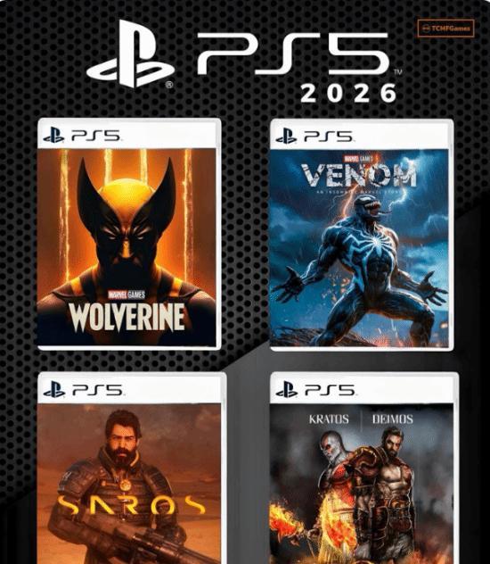 近日，推主TCMFGames汇总了数款已确认或传闻将于2026年发售的PlayS