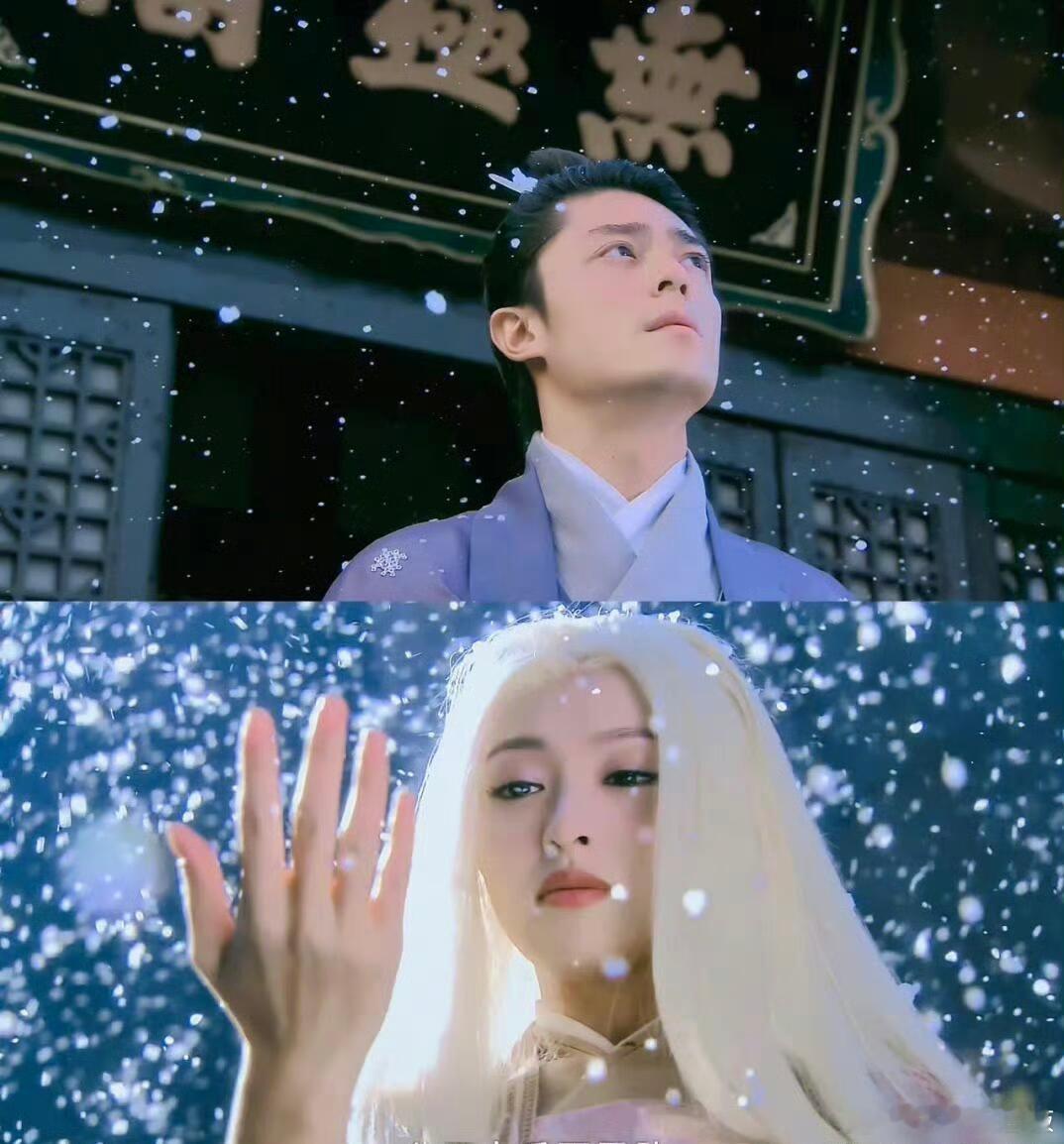 看完无忧渡，梦回仙剑三。​徐长卿为紫萱下雪，宣夜为半夏下雪​景天说想多活几年，宣