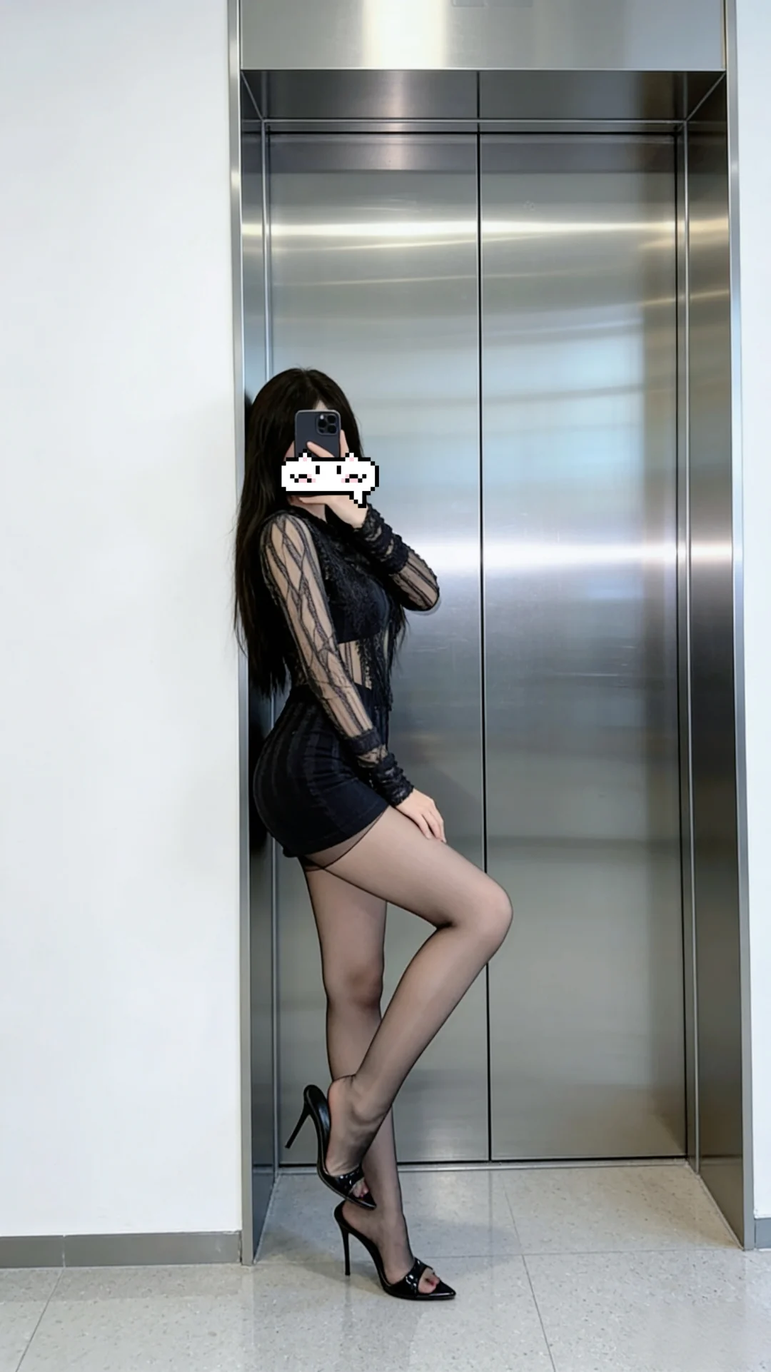 短裙就得穿丝袜