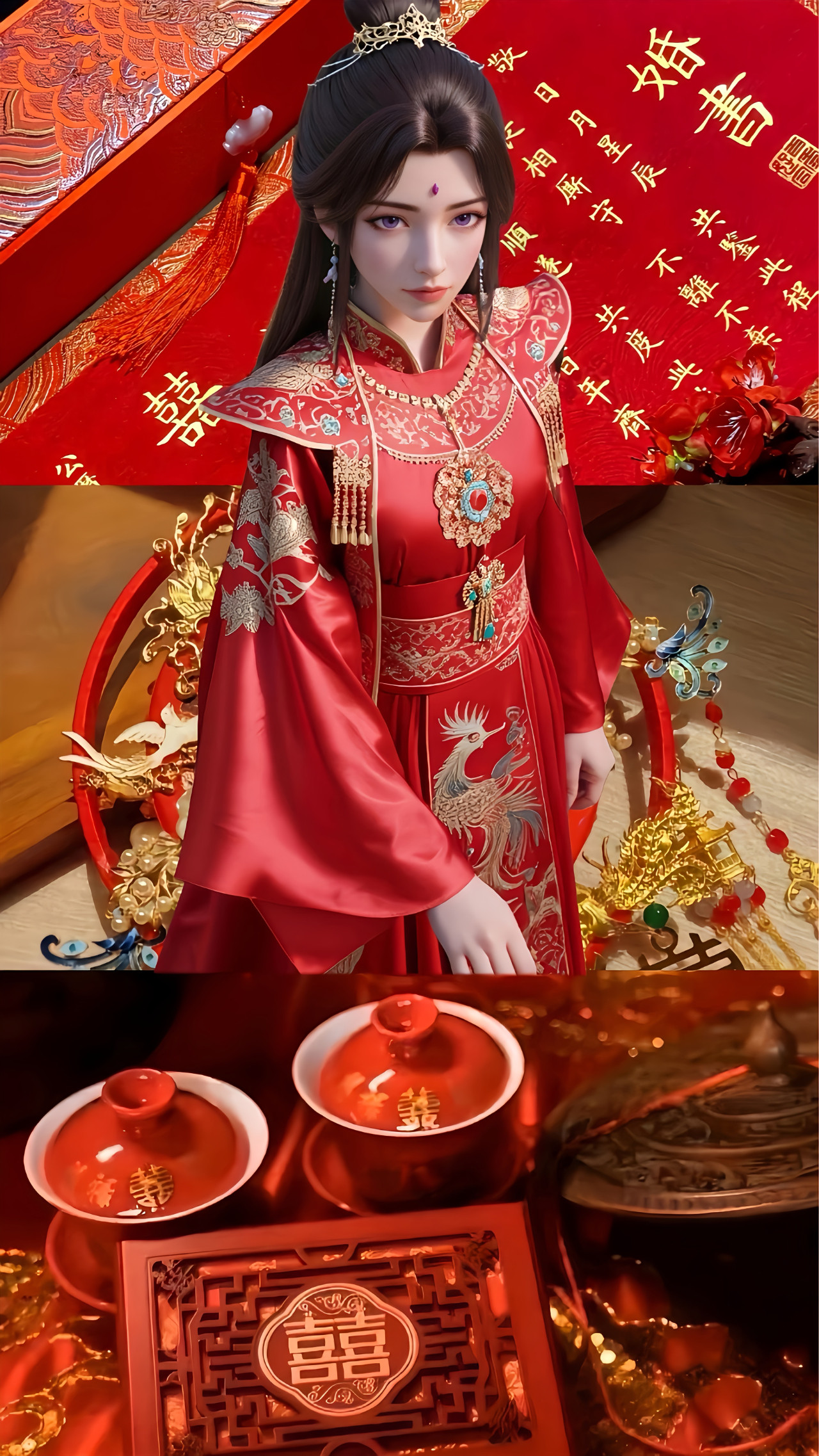 完美世界清漪【精美壁纸】这么喜庆的画面，曾经的石国皇宫出现过！​​​