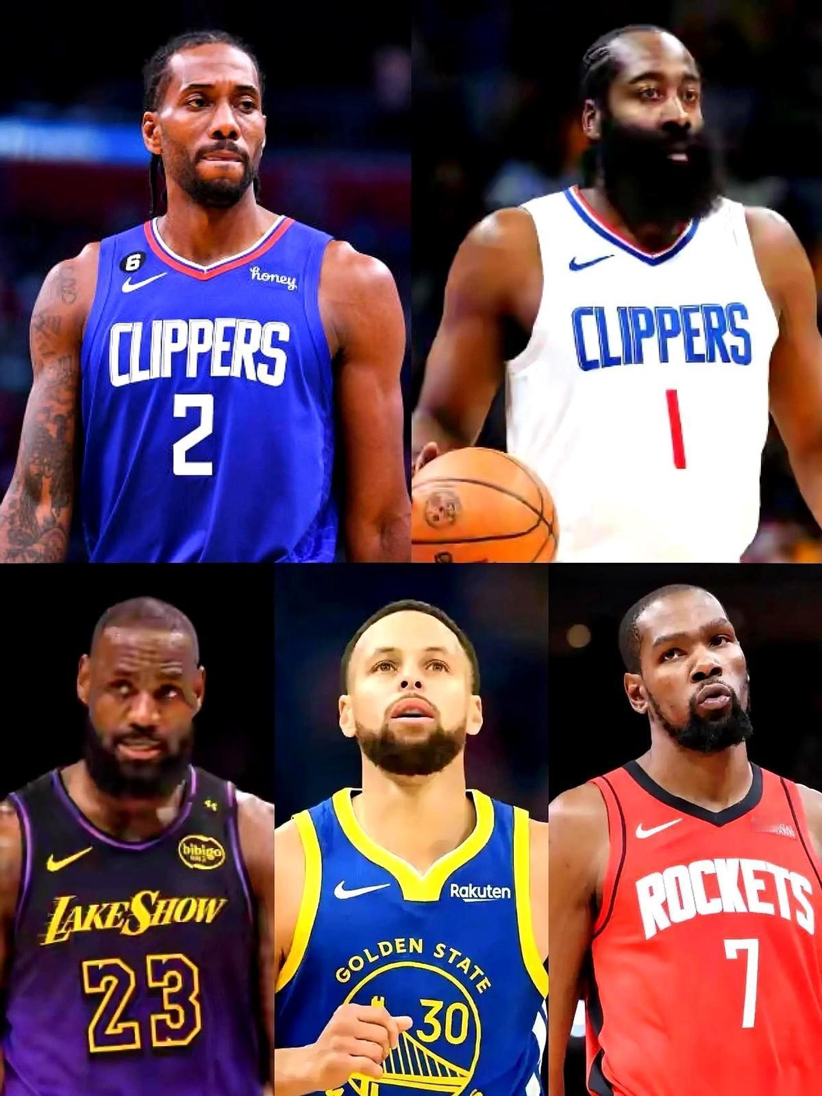 全明星最新票数榜单出来了。扫一眼，詹姆斯、库里、杜兰特这几个老家伙的名字，还稳