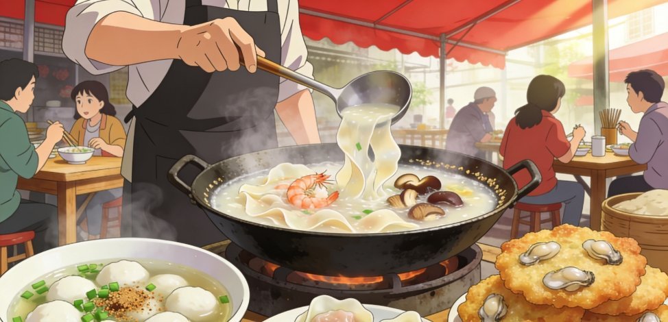 你以为的福建人早餐VS实际上的以前总以为福建人早餐就是海鲜配粥，直到了解后才发现