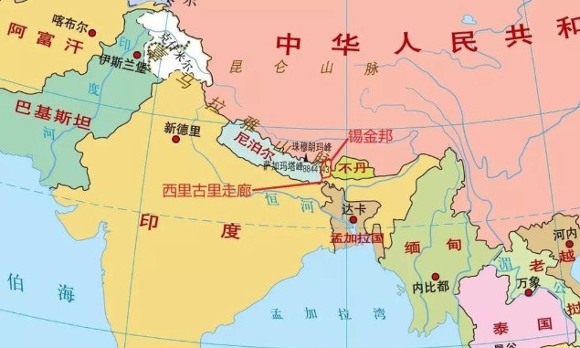 印度吞并小国锡金的后果---谁能