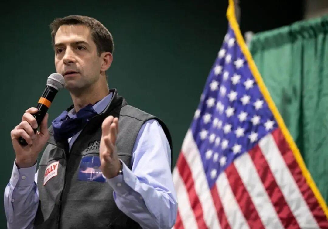 阿肯色州共和党参议员汤姆·科顿（TomCotton）周五向司法部提交请愿，要求