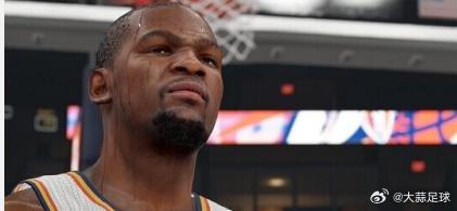 【NBA2K15球员能力值：杜兰特95】9月4日，NBA2K游戏在官方推特透露