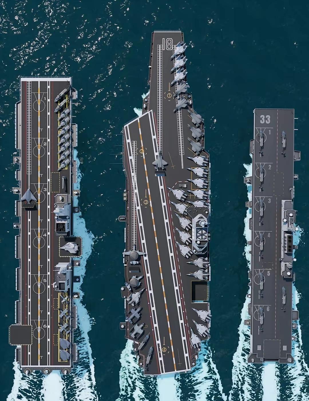 航母：纯制空制海，远洋决战两栖攻击舰：抢滩登陆，近海投送1.核心任务不同