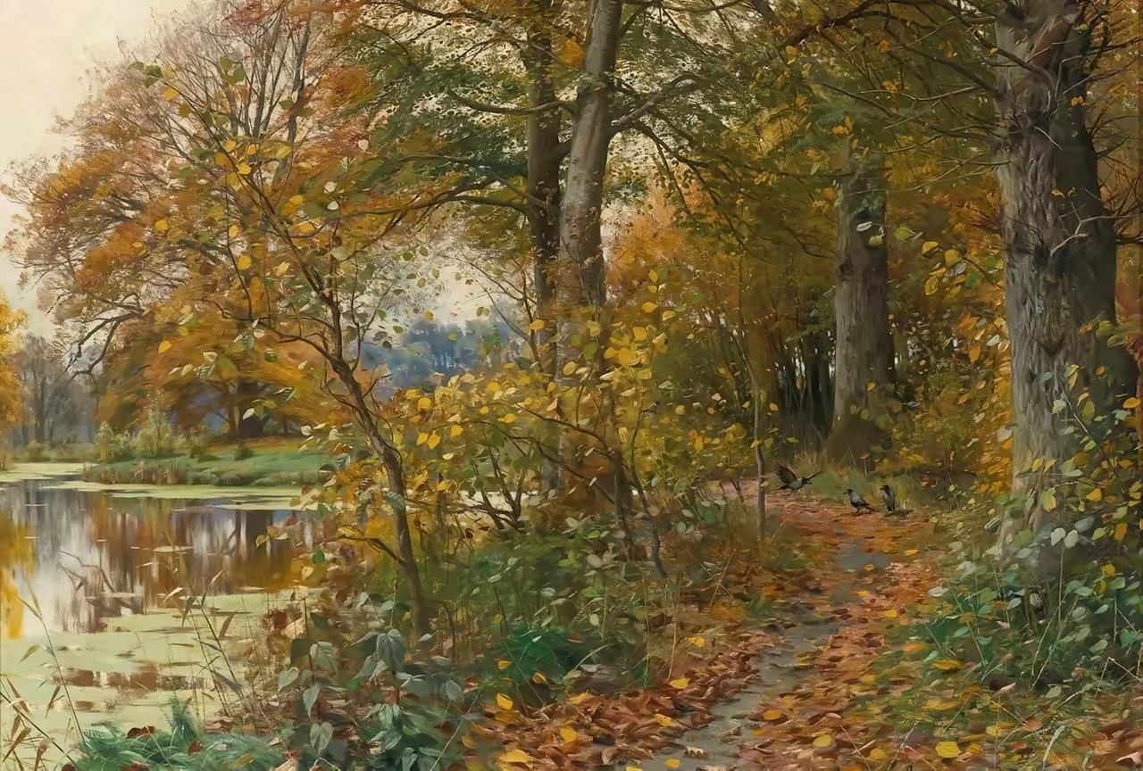 画家蒙森德PederMørkMønsted绘画作品欣赏遇见艺术遇见美好绘画