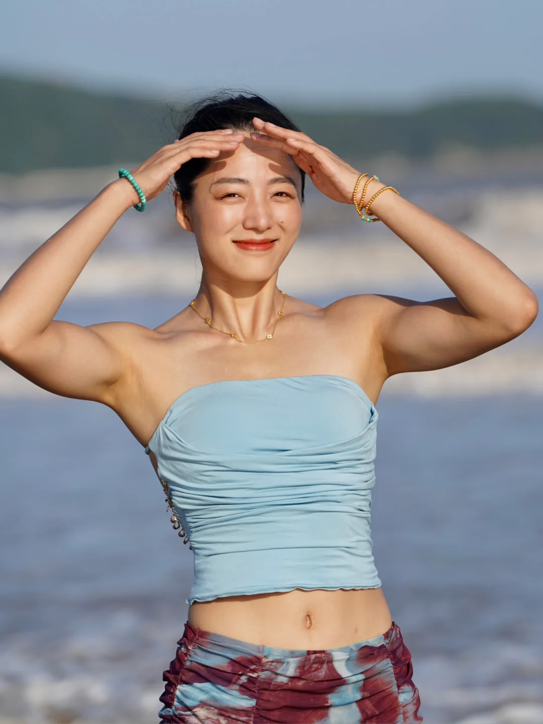 海边的muscle check💪