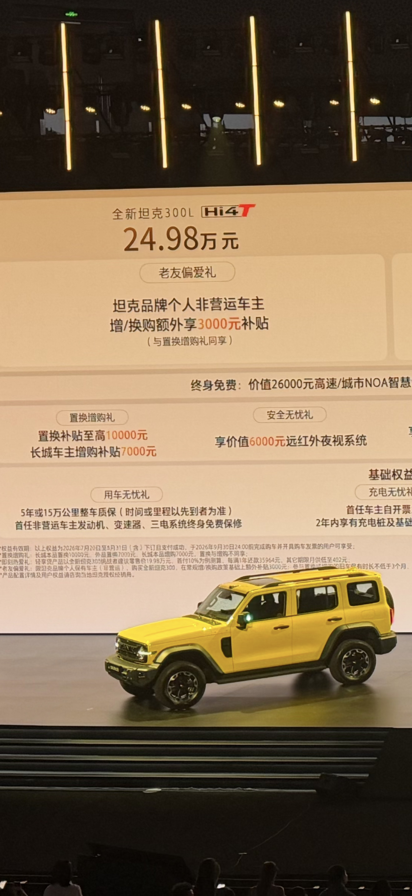 新坦克300上市了Hi4-Z我就不说了看看Hi4-T24万98。就这个