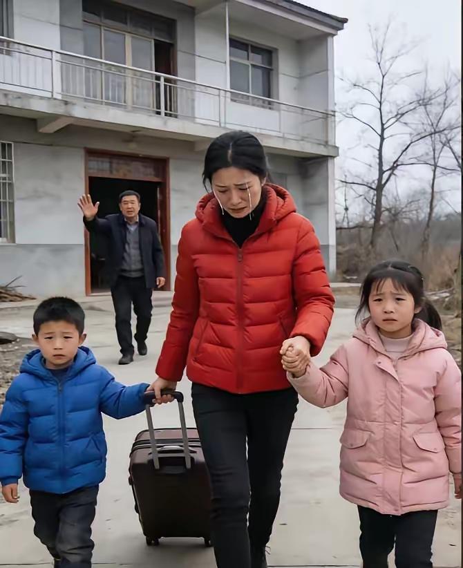 江苏女子大年初五被公公赶出婆家，后续将一双儿女带走，坚决等离婚大年初五那天，