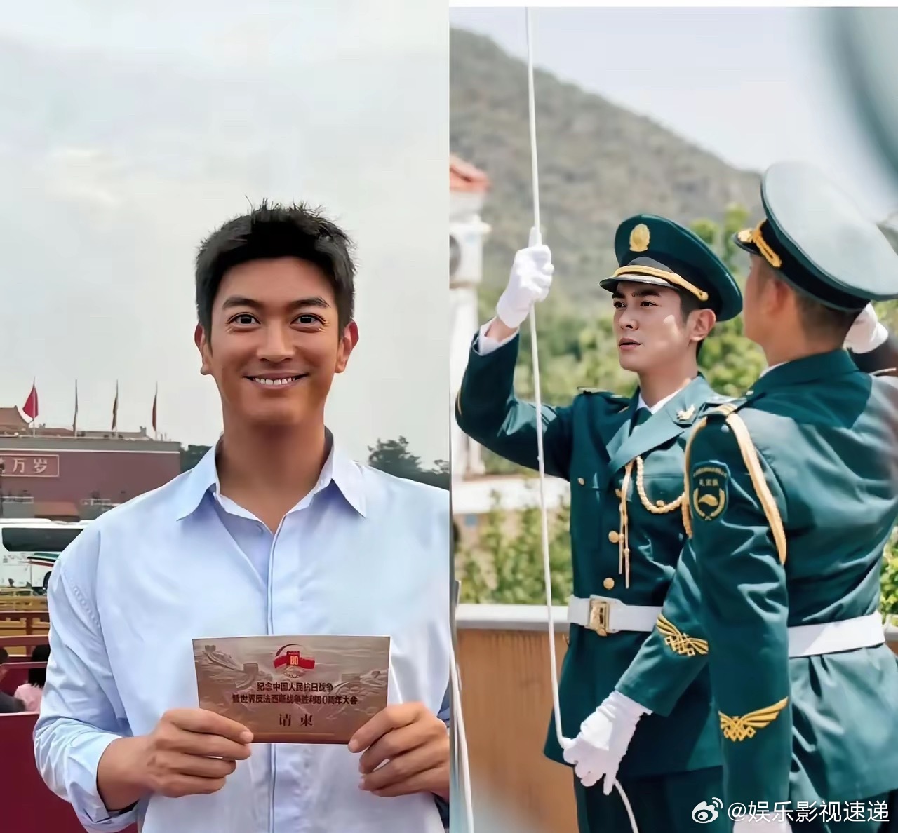 总算搞明白了​为什么杜江能去观礼阅兵了​不是因为他名气大，而是因为他是97年香港