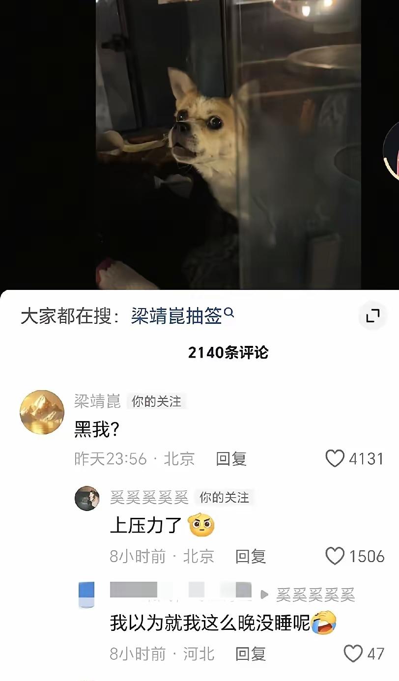 美丽姐八问狗哥为靖王爷许愿凉皮儿：妈妈你看爸爸的状态不太好啊，抽签呢，他在那蔫