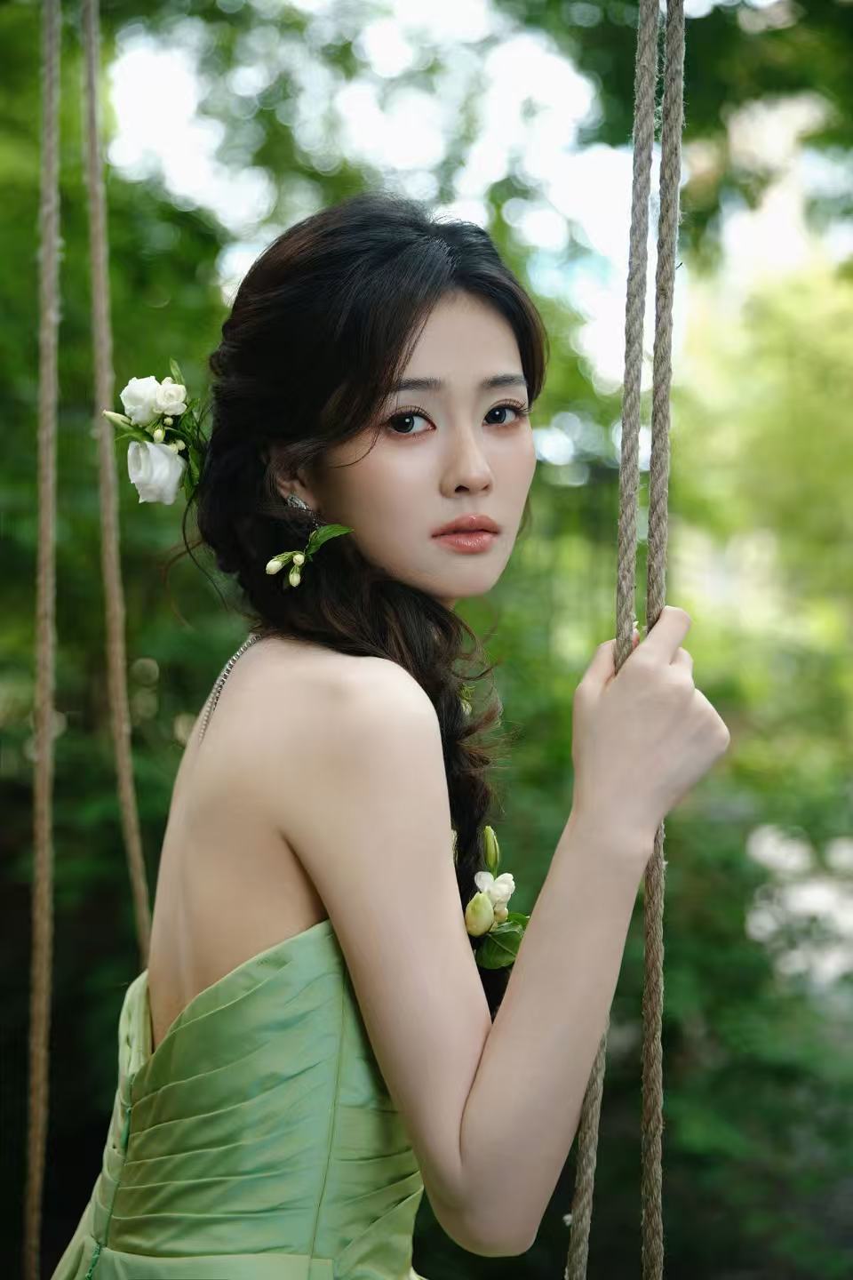 白鹿茉莉花仙子白鹿温婉的璃好温婉的茉莉花仙子