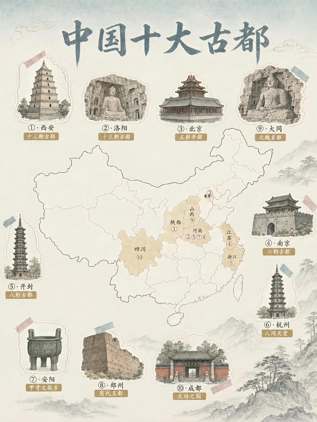 【很多人不知道：“十大古都”不是自古定论，是中国古都学会基于考古与文献逐步认定的