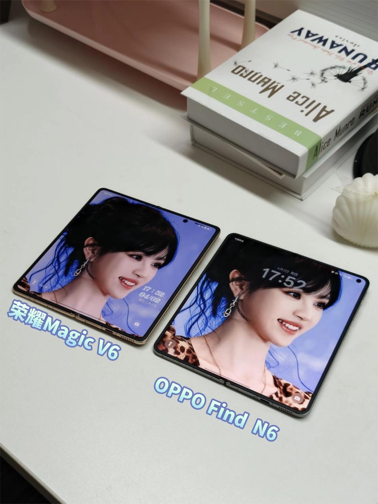 OPPOFindN6与荣耀MagicV6咋选？这样挑不出错最近打算换折叠
