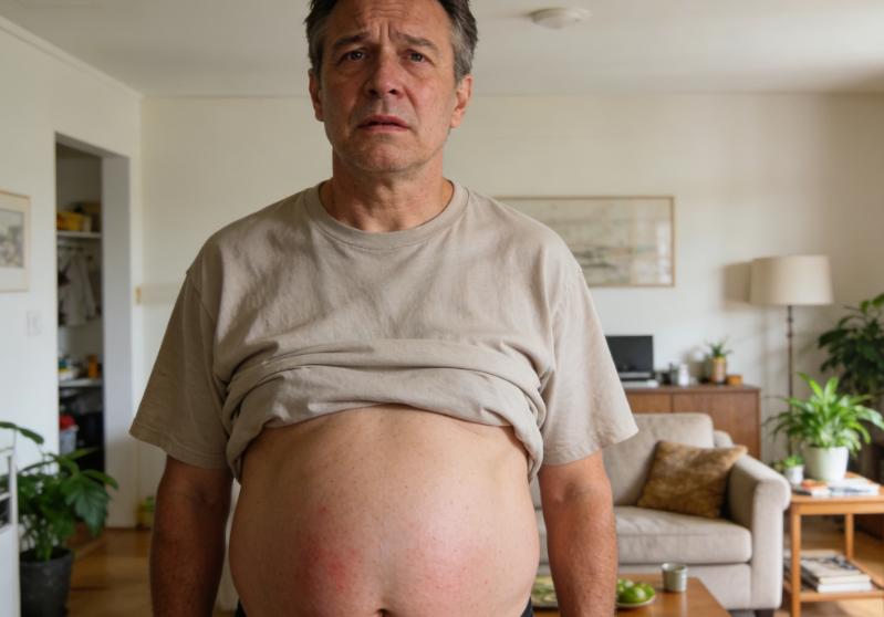 肚子大不是胖，是肝在求救，脂肪肝悄悄找上门很多人都有个误区：肚子大就是胖，多