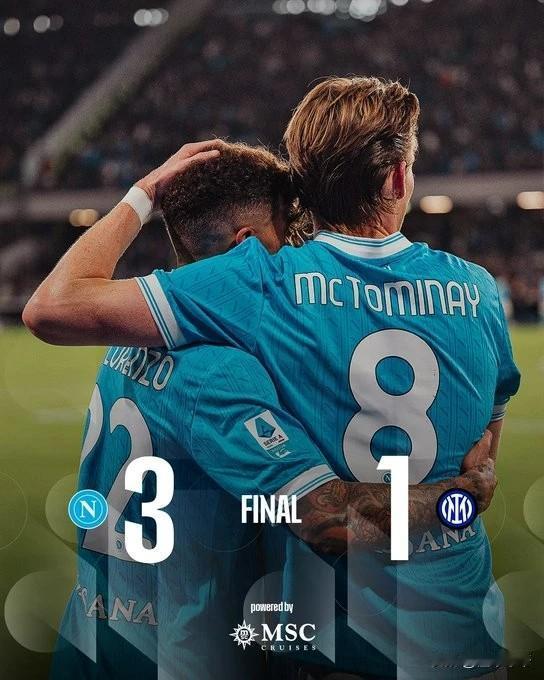 皇帝轮流做,那不勒斯3-1国米又登上了意甲榜首!在那不勒斯与国米的焦点大战中