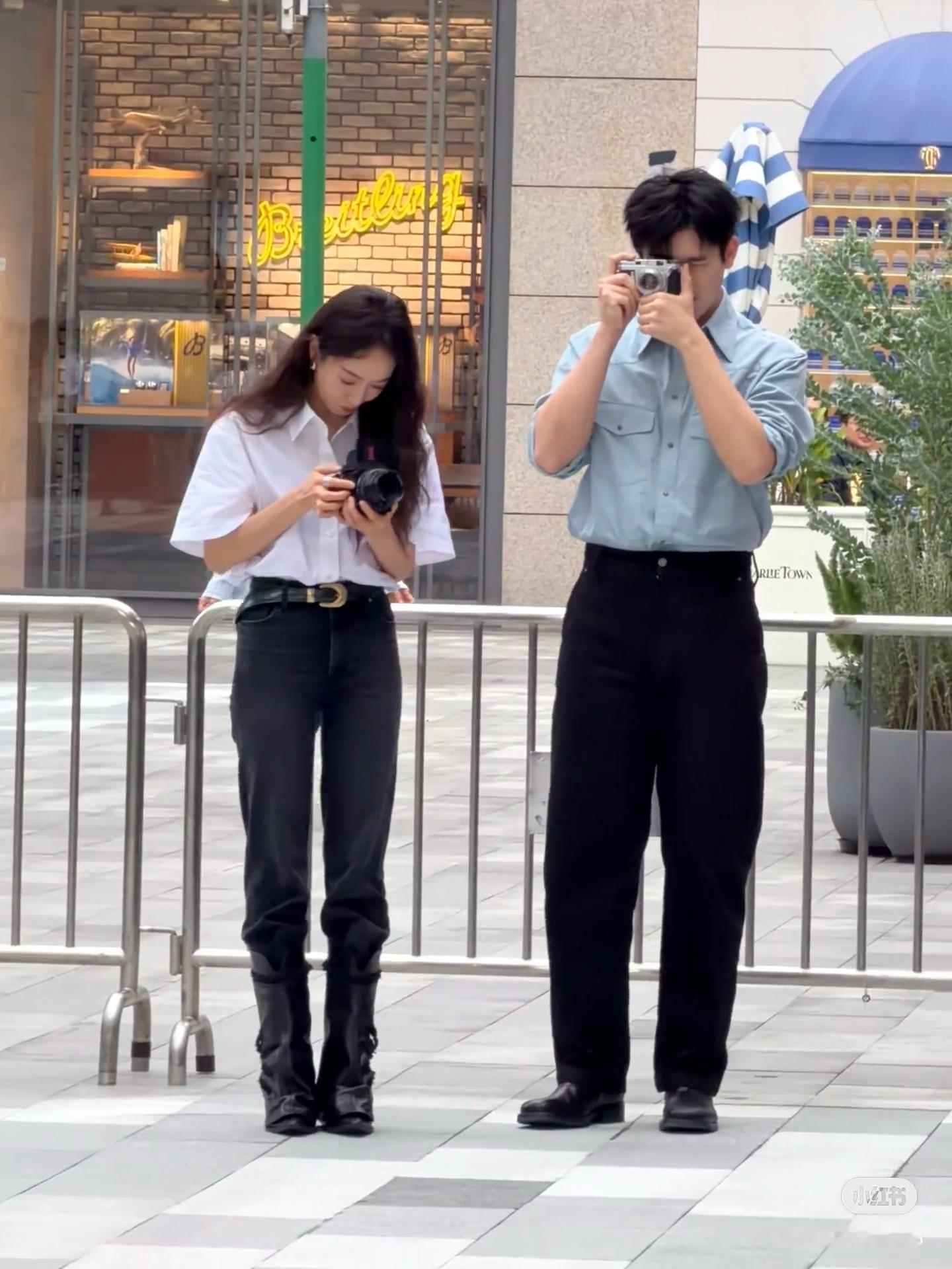 陈飞宇和宋茜好长的腿！！