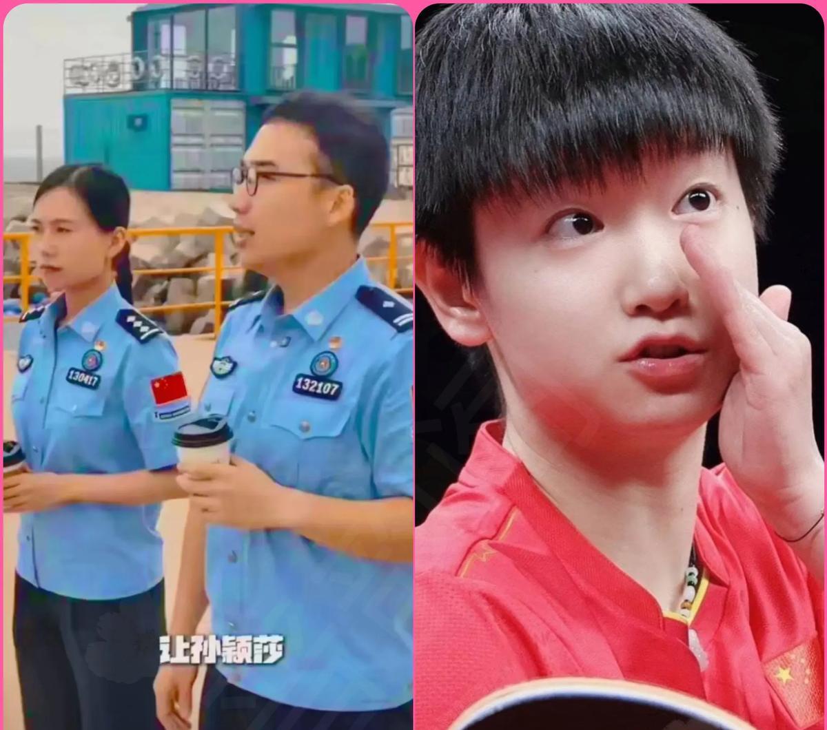 死神速度莎出手骗子末日来了河北边检刚官宣：孙颖莎成首位反诈宣传大使。网友奔走