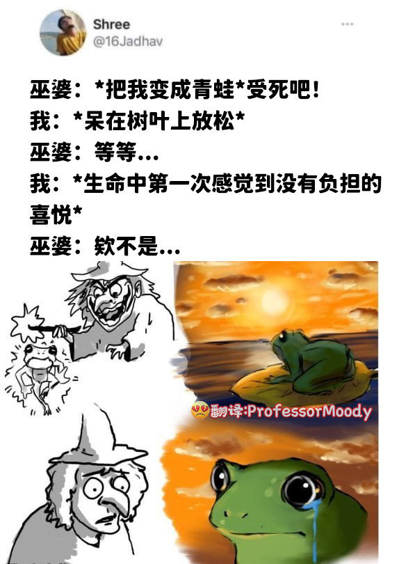 谢谢你巫婆meme