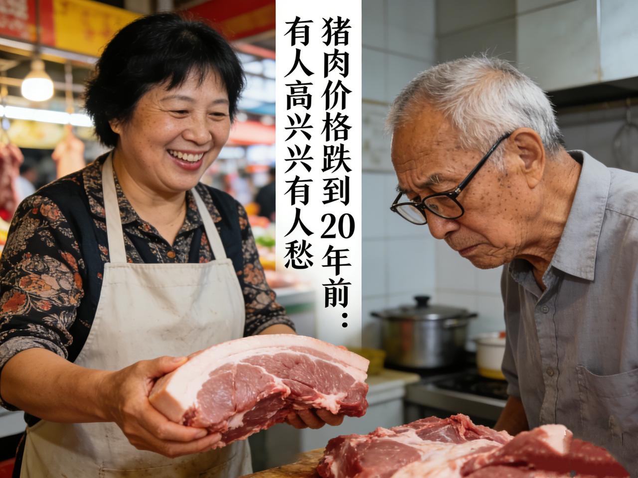 猪肉价格跌到20年前：有人高兴有人愁一斤猪肉6.5元，比生姜还便宜——这不是2