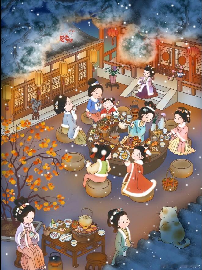 百子纳福年味拿捏北方百子裹棉袄抢饺子，南方娃穿单衣包汤圆，《百子纳福》里的热闹