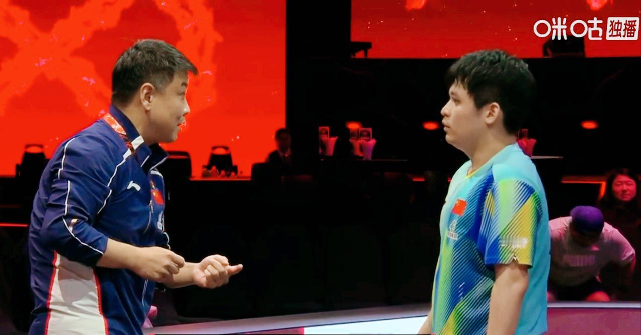 这次新加坡大满贯，收音太清晰了，王皓指导林诗栋，一清二楚。我听多了，自己