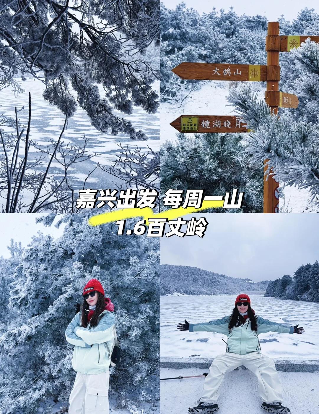 江浙沪小白徒步天花板！百丈岭13km折返线❄️谁懂啊！上溪村出发的百丈岭折返线