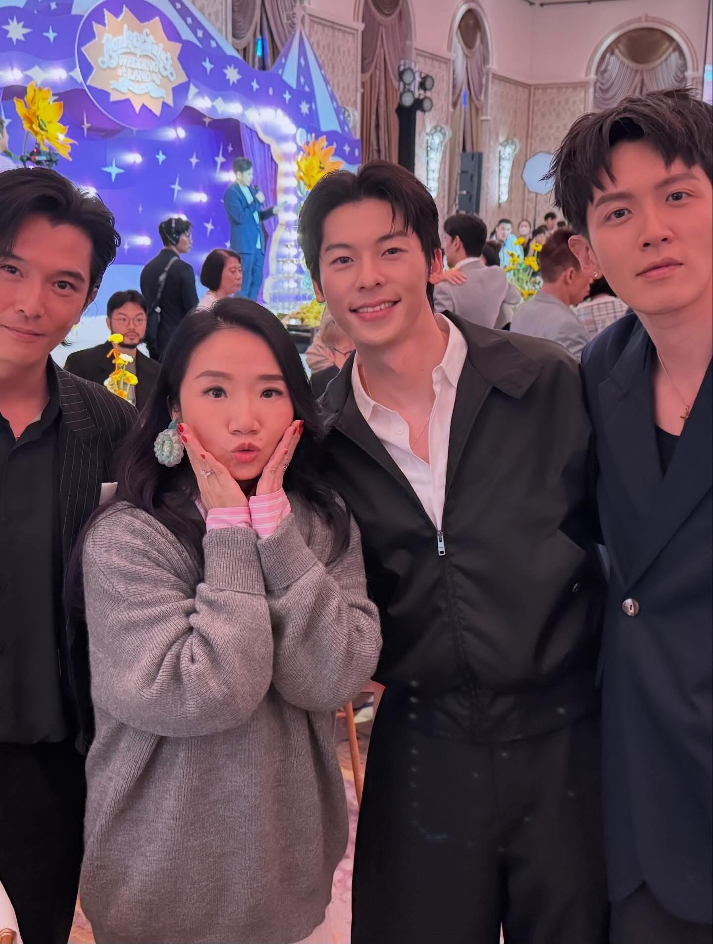 陶晶瑩集齐许光汉、邱泽、柯震东三帅同框！陈汉典lulu婚礼现场陈汉典Lulu婚礼