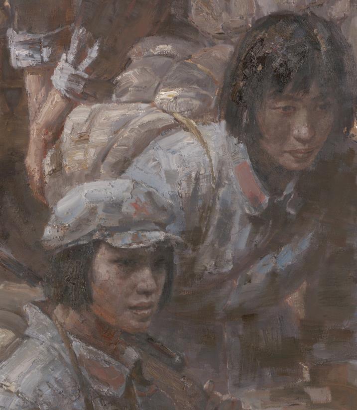 毛泽东称她“穆桂英”洪林1921年出生在山东冠县，本名沙春喜。父亲去世早，家里