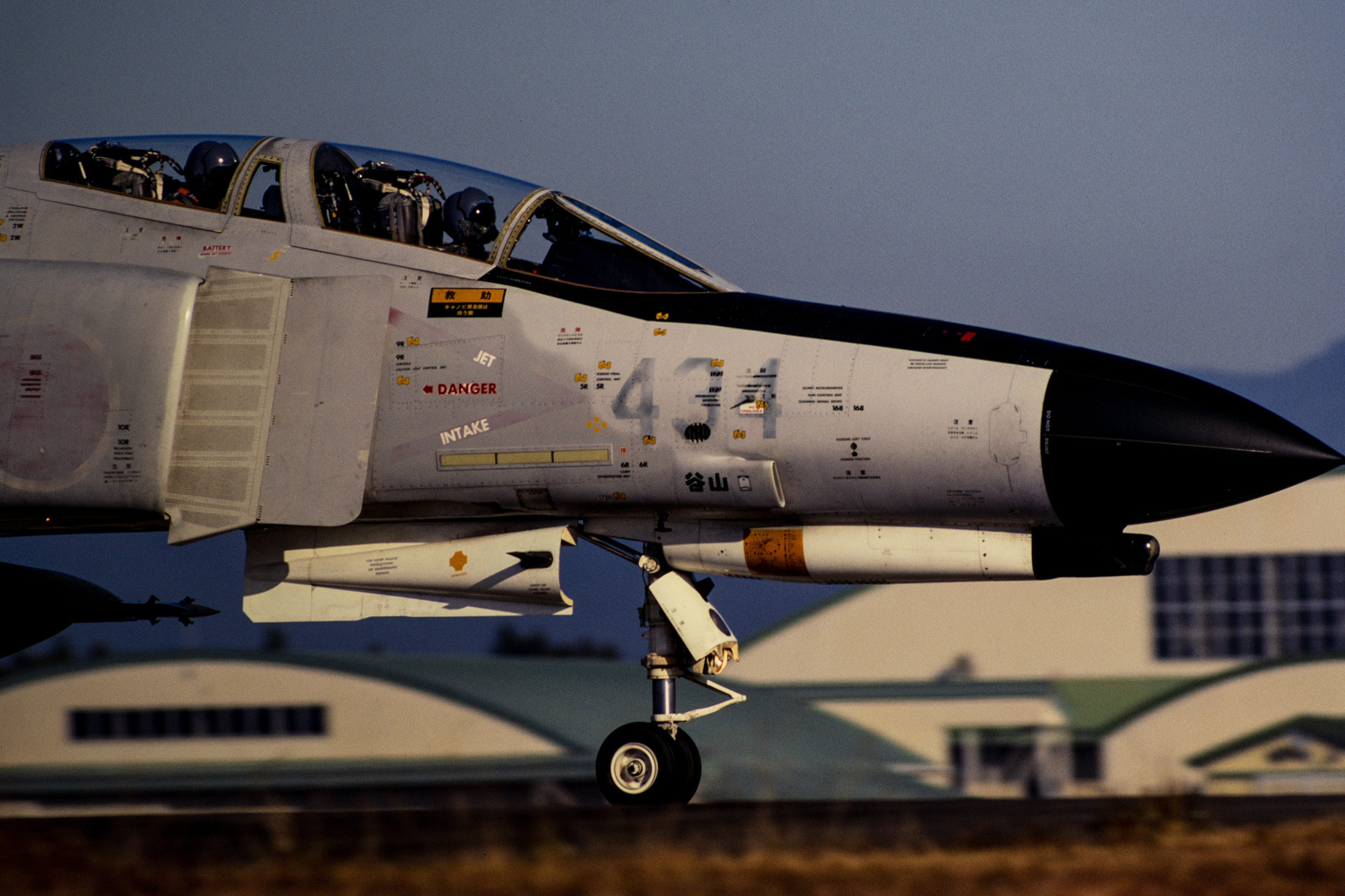 1992年。新田原基地航空祭上的空自F-4鬼怪​​​
