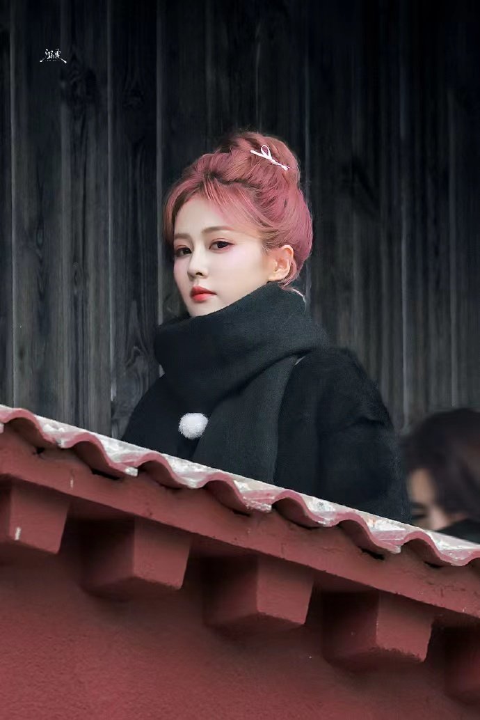 白鹿奔跑吧神级镜头白鹿粉丸子头白鹿奔跑吧神级镜头，白鹿粉丸子头，谁懂这个俯瞰