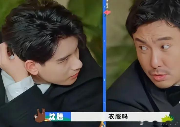 沈腾被胡先煦治得没脾气。沈腾问完问题想耍赖，嘴硬说：“这是你自问自答，我可没问。