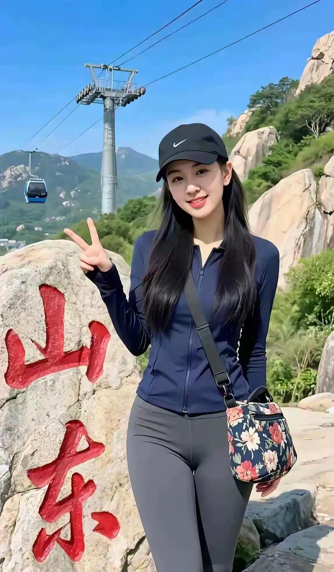 我老公有一句名言，“年轻漂亮的女孩，千万不要一个人去爬山，太危险”。