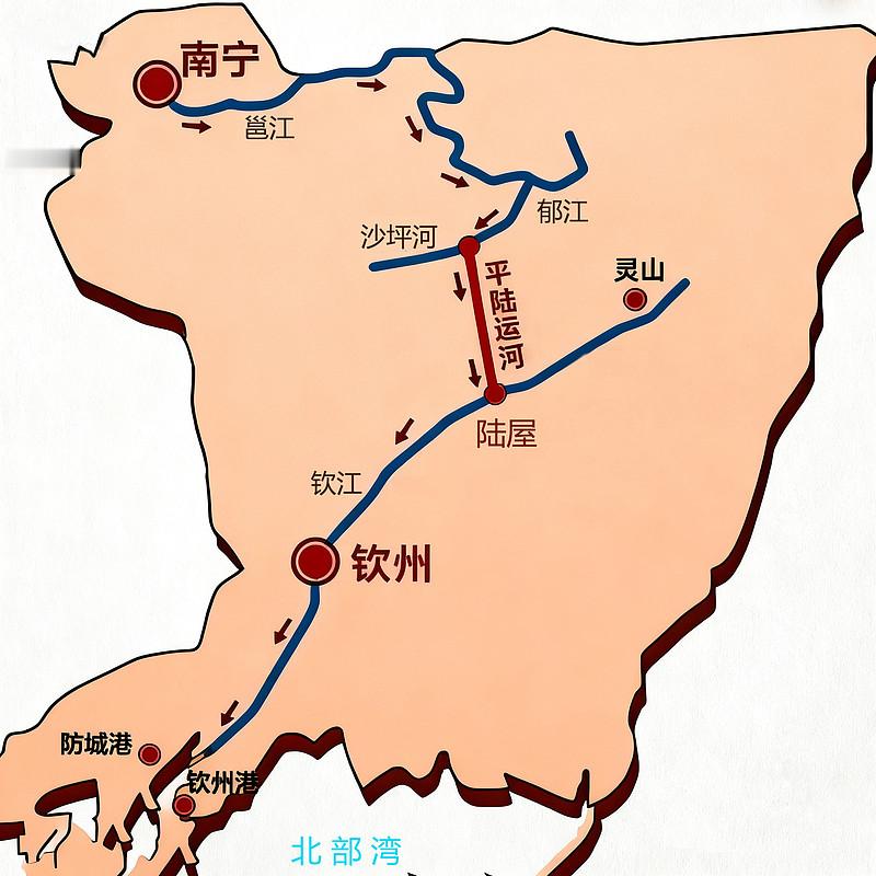 平陆运河的未来发展前景真的越想越有想象空间。这条2026年9月刚通航的世纪工程，全长134.2公里，