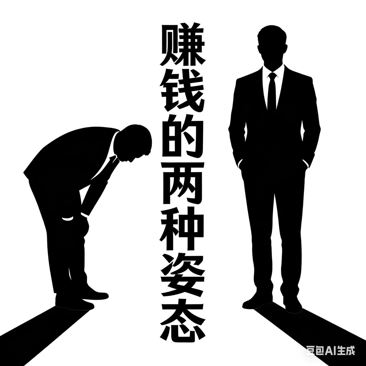你有没有想过一个问题：赚钱，到底是跪着赚，还是站着赚？很多人一上来就说，