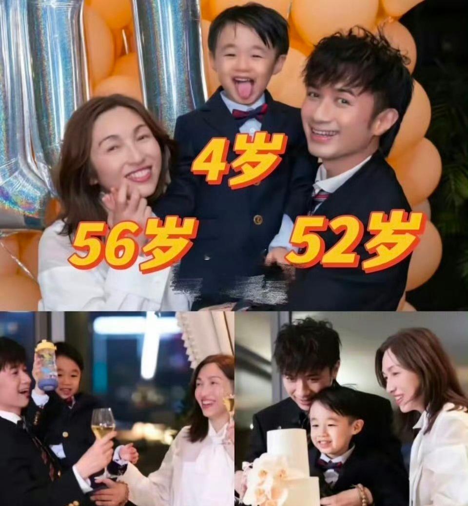 53岁的古巨基又当爸爸了，这是他57岁的太太陈韵晴为他生的二胎​​​