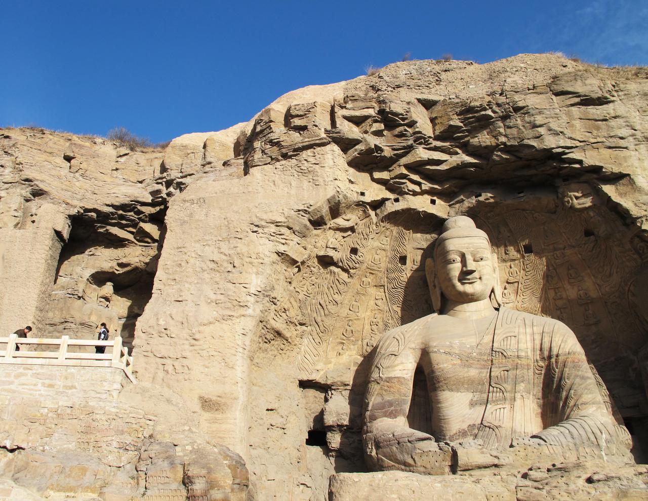 ★山西大同的云冈石窟旅行大同 云冈石窟，位于山西