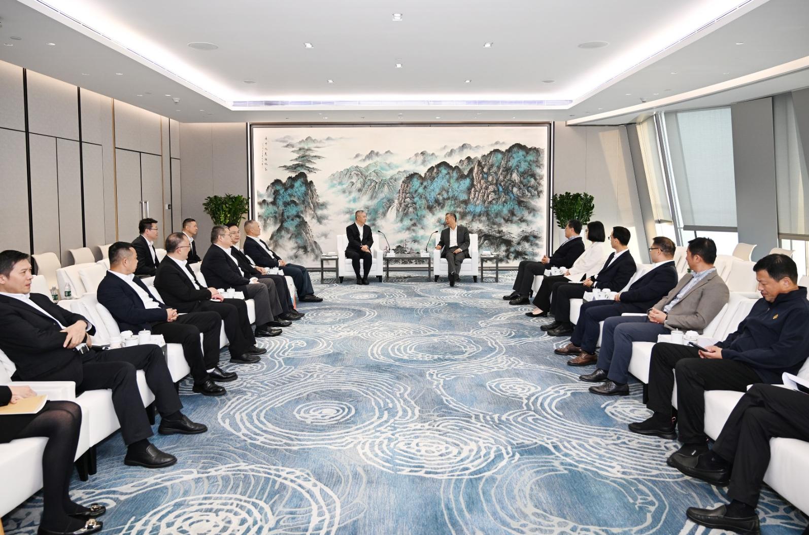 吴秉琪拜会华润集团党委书记、董事长王祥明