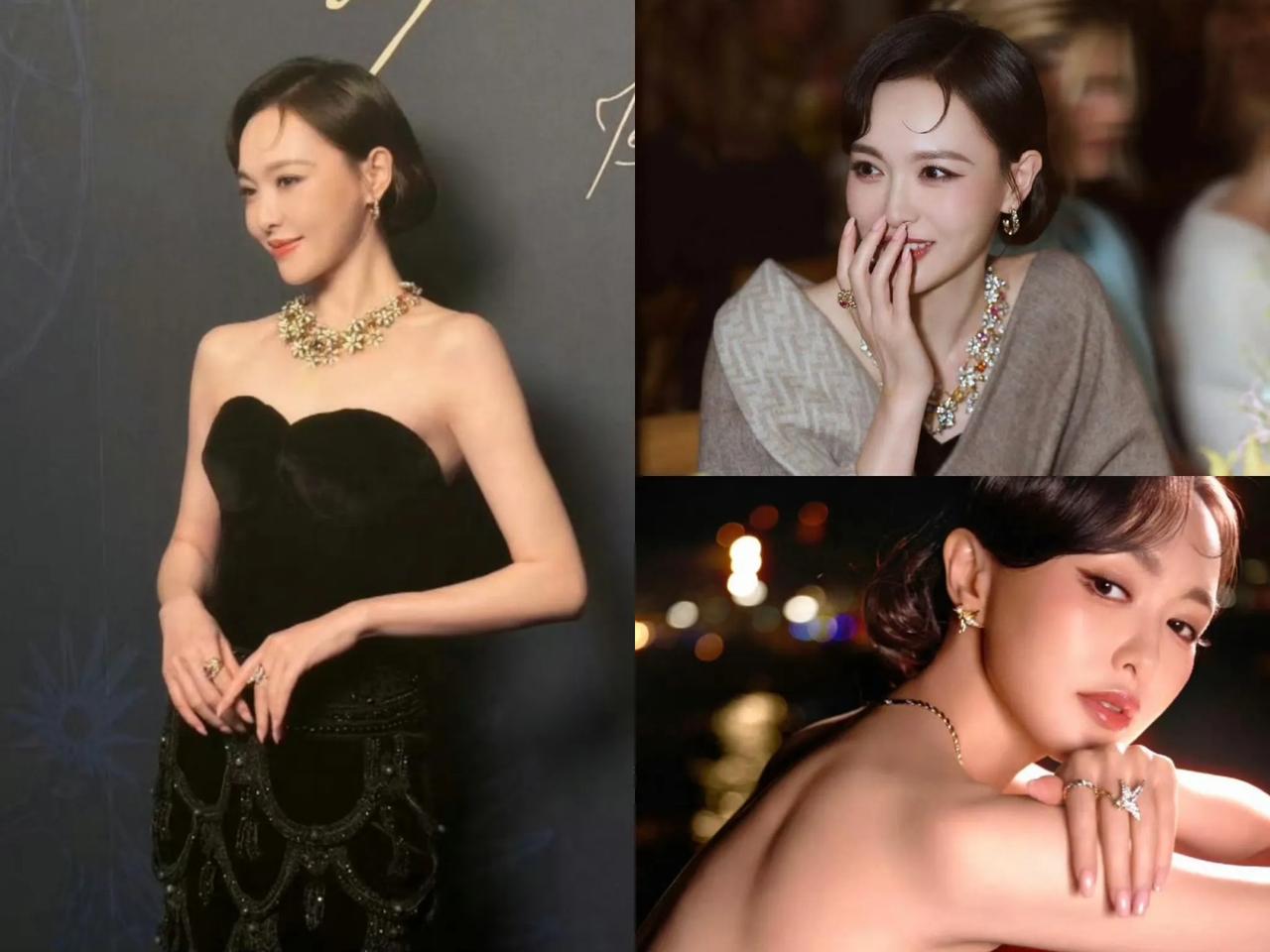 看了巴黎Tiffany高级珠宝活动上的唐嫣，我沉默了，真的很想对唐嫣的造型师