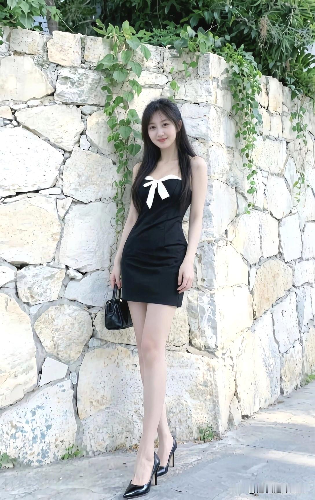 夏日穿搭指南：黑色连衣裙搭配高跟鞋，优雅又时尚